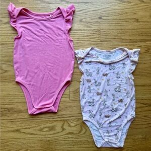 Angel Dear bamboo bodysuits set of 2 18-24 months
